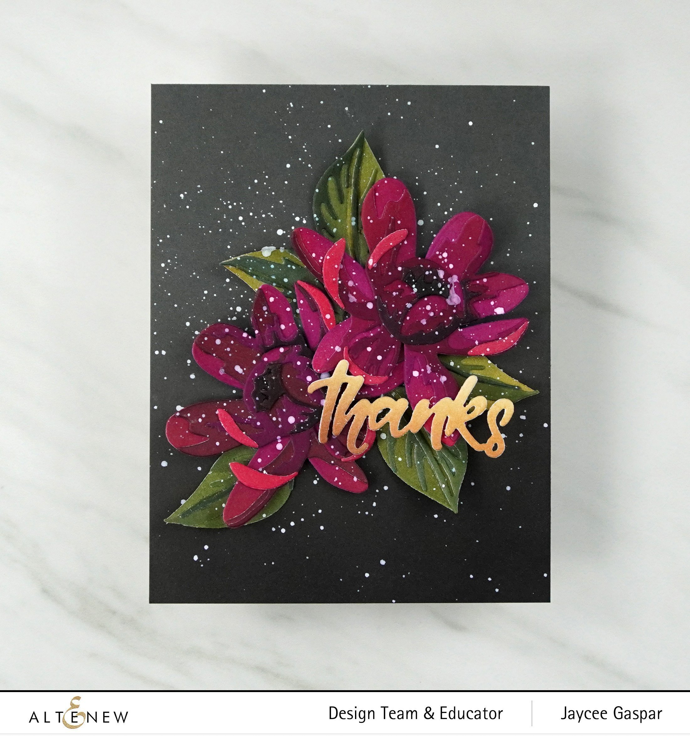 Craft-A-Flower Carolina Allspice - Layering Craft Die Set