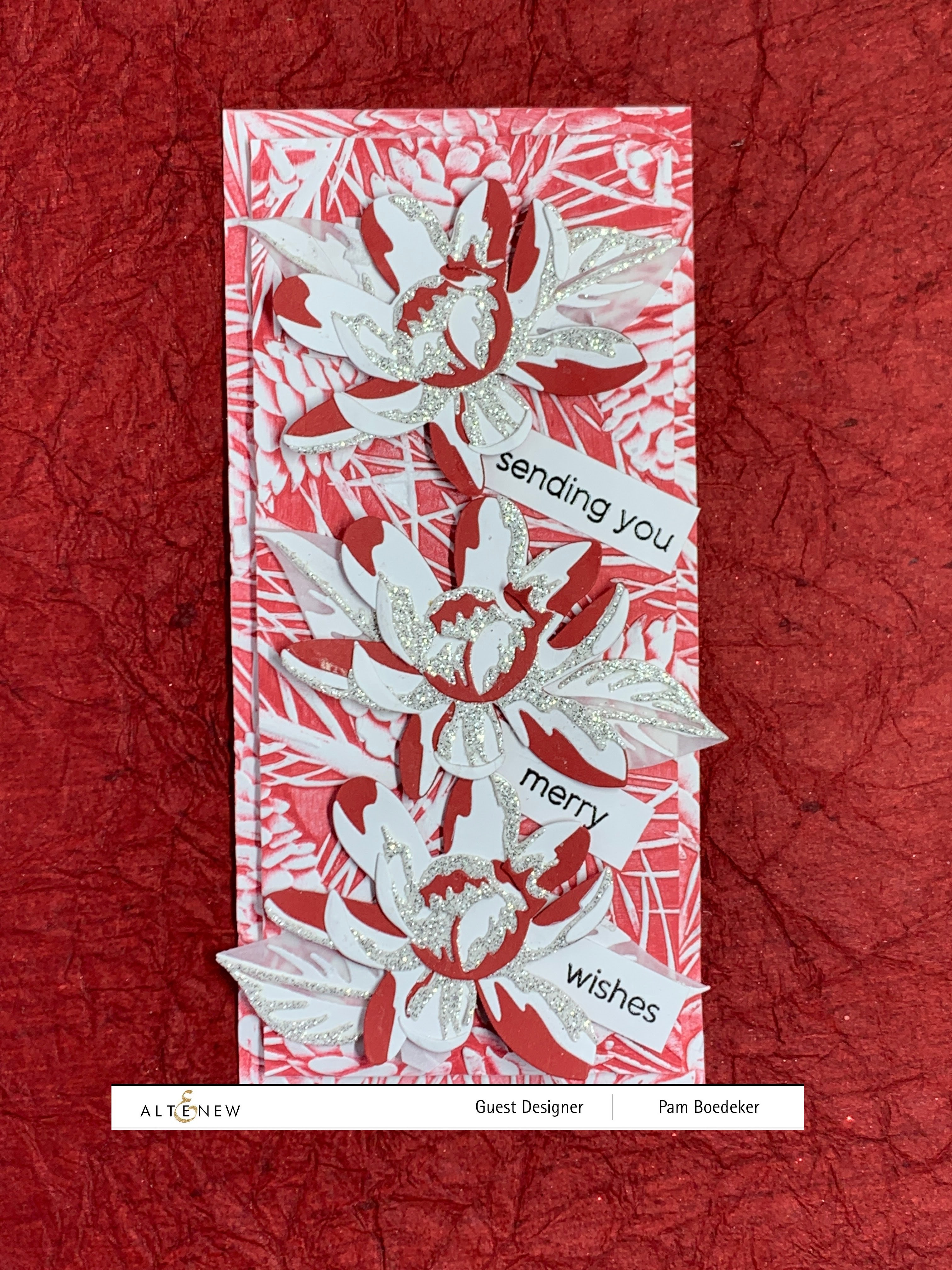 Craft-A-Flower Carolina Allspice - Layering Craft Die Set