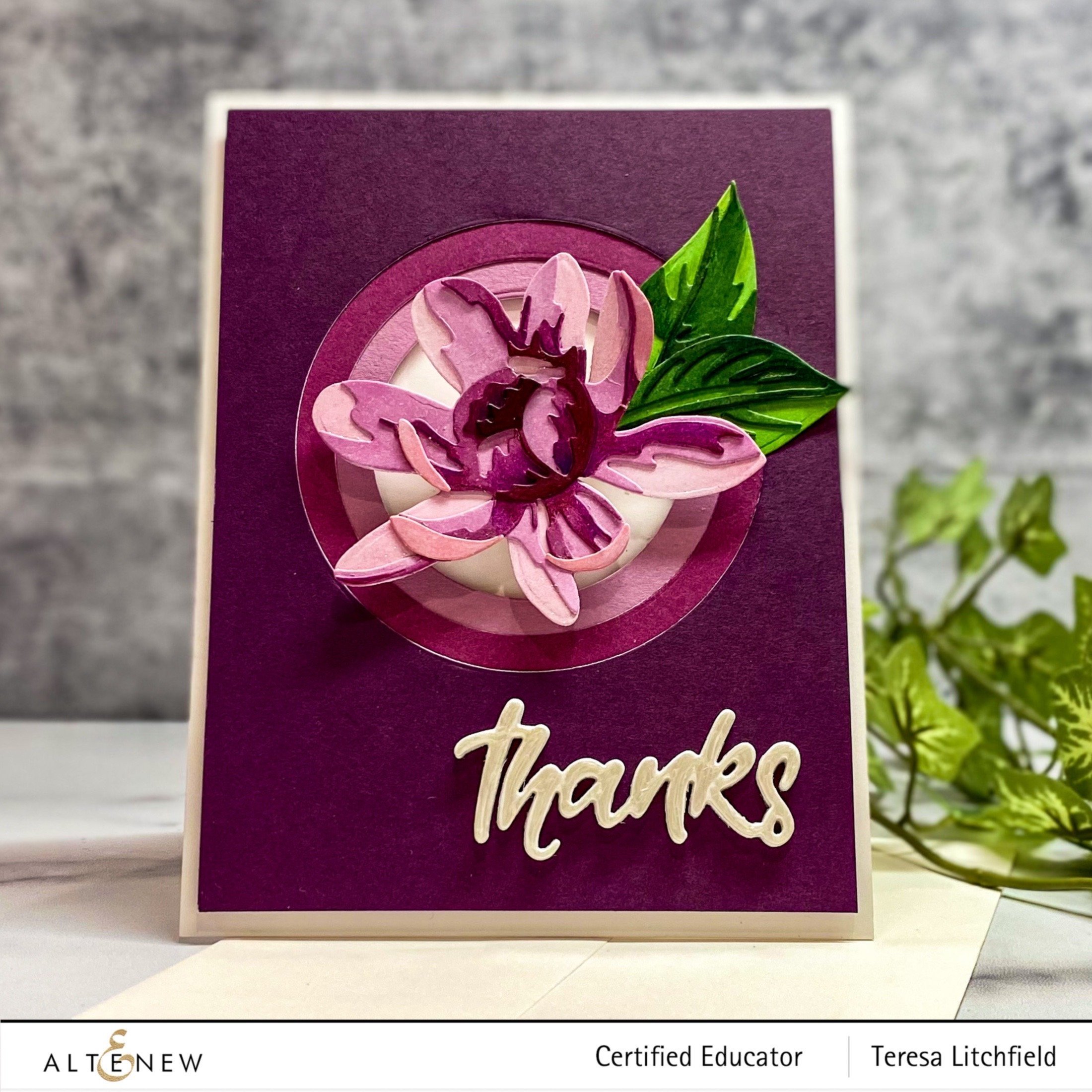 Craft-A-Flower Carolina Allspice - Layering Craft Die Set
