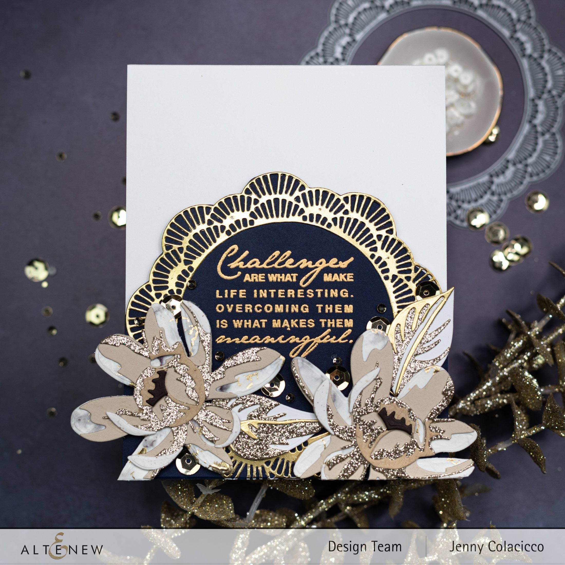 Craft-A-Flower Carolina Allspice - Layering Craft Die Set