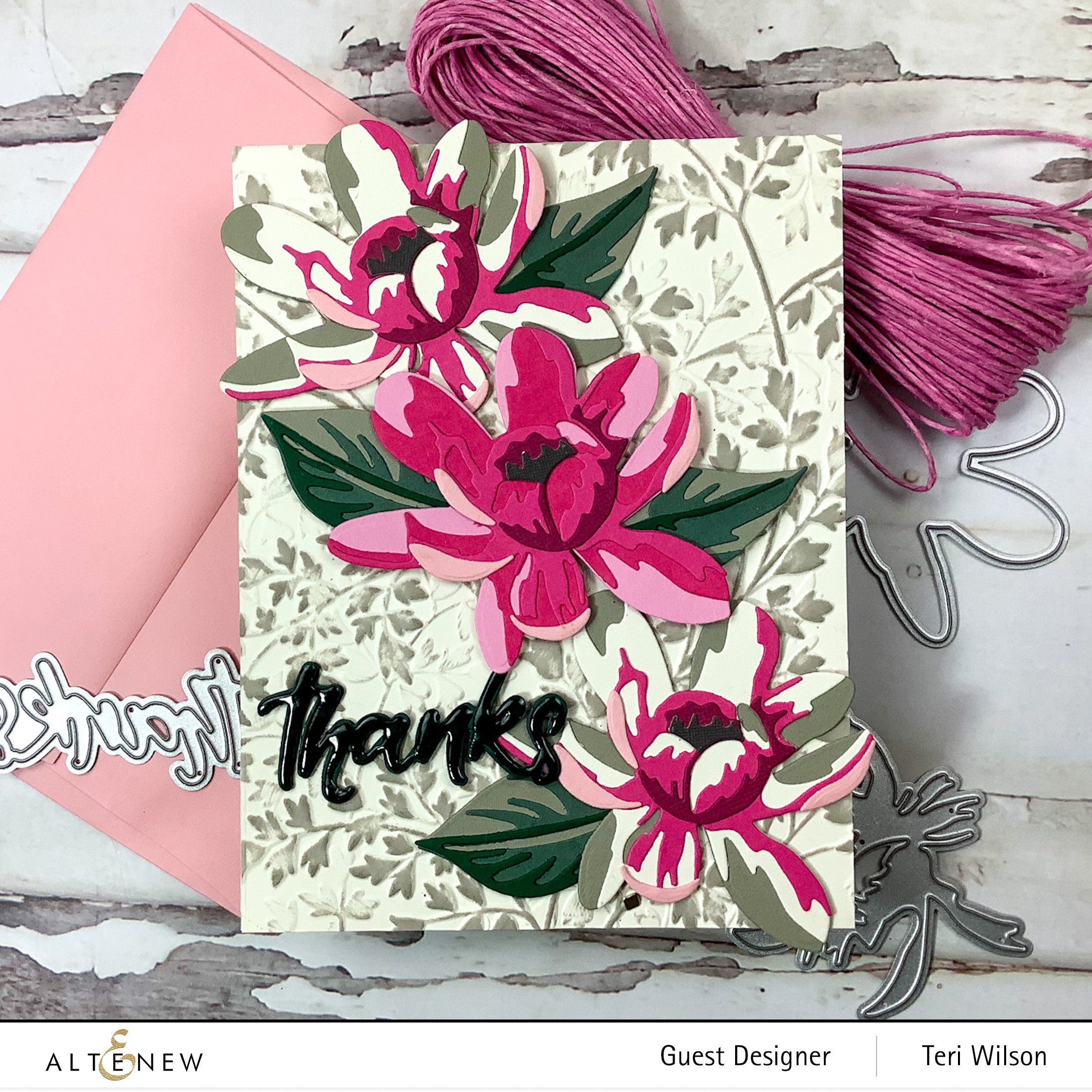Craft-A-Flower Carolina Allspice - Layering Craft Die Set