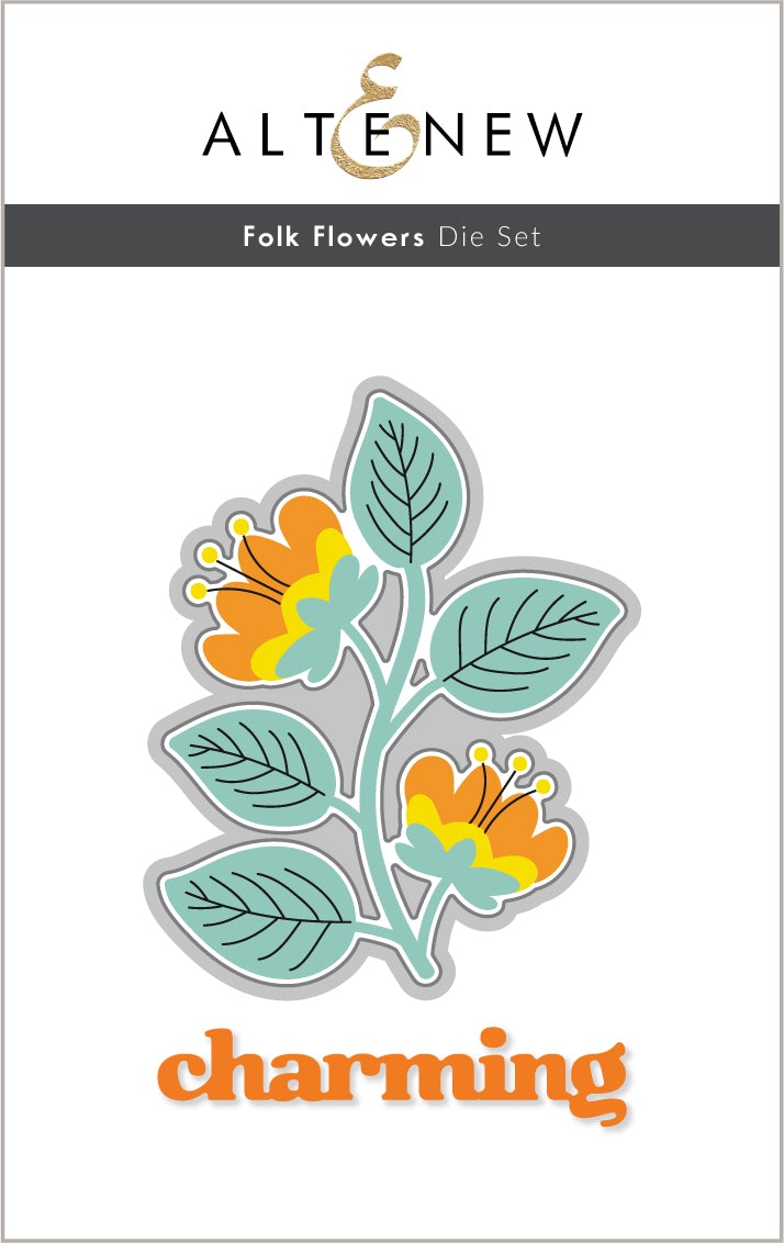 Folk Flowers - Craft Die Set