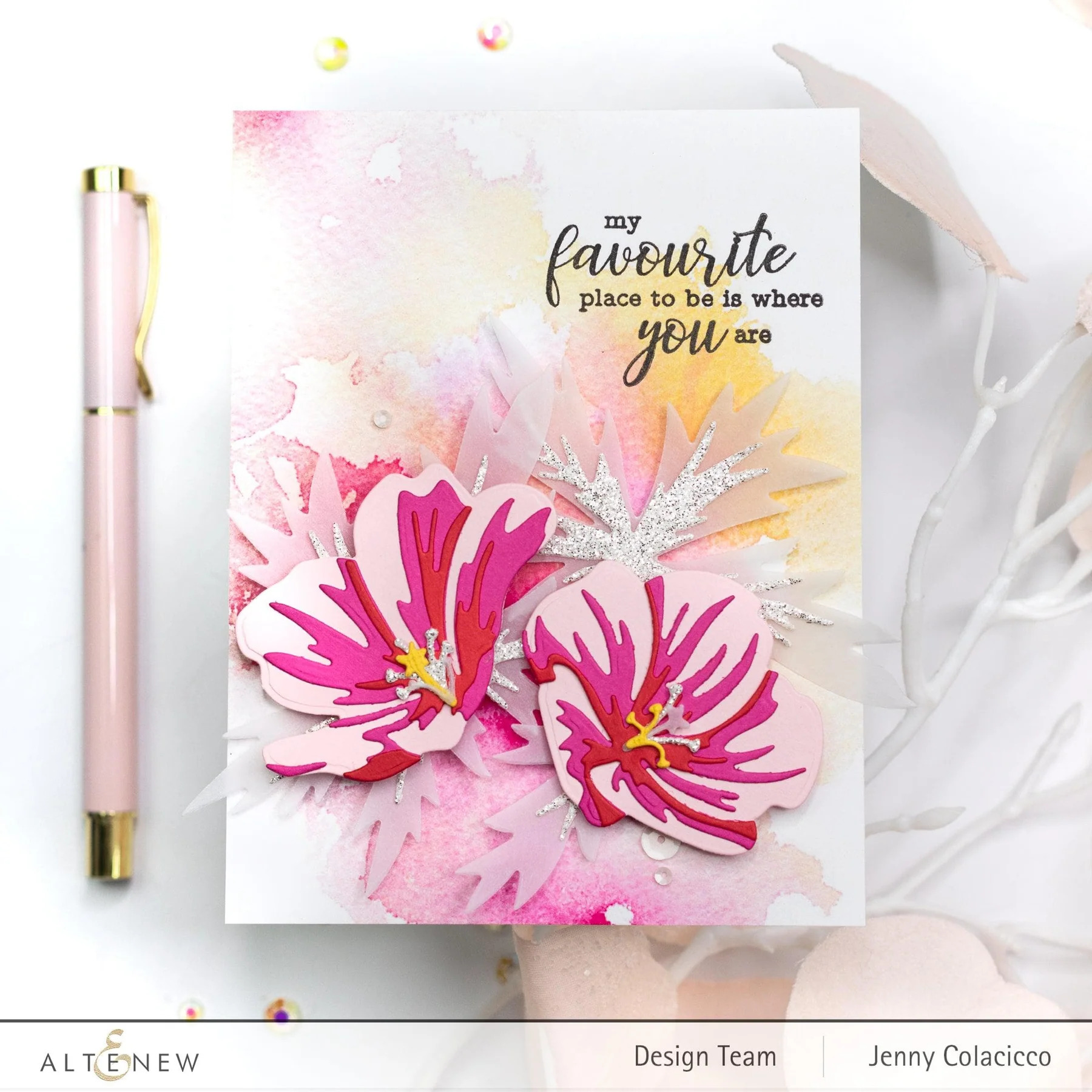 Craft-A-Flower Orion Geranium - Layering Die Set