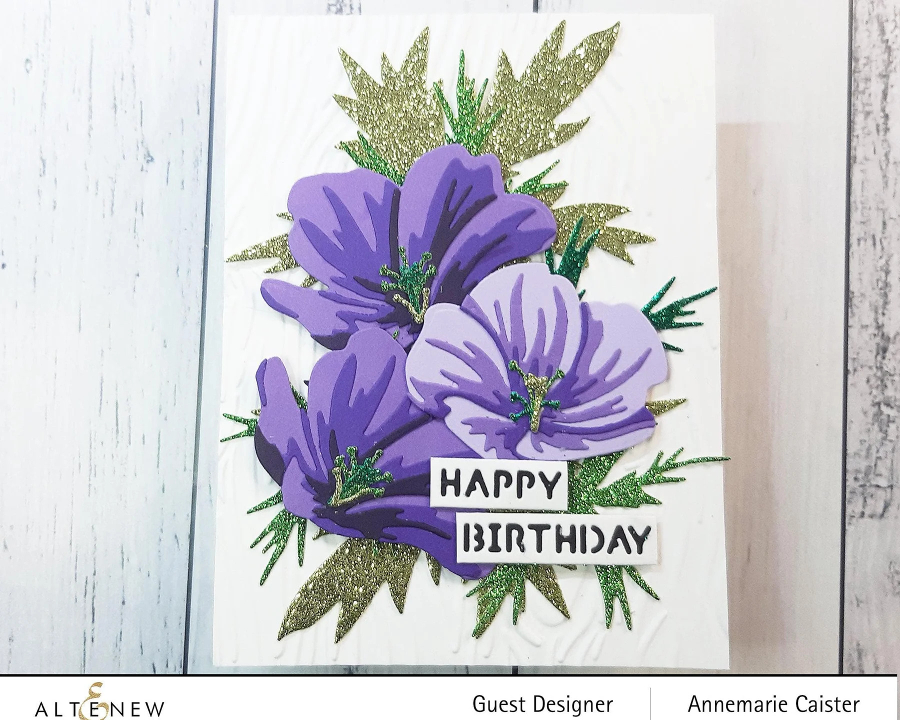 Craft-A-Flower Orion Geranium - Layering Die Set