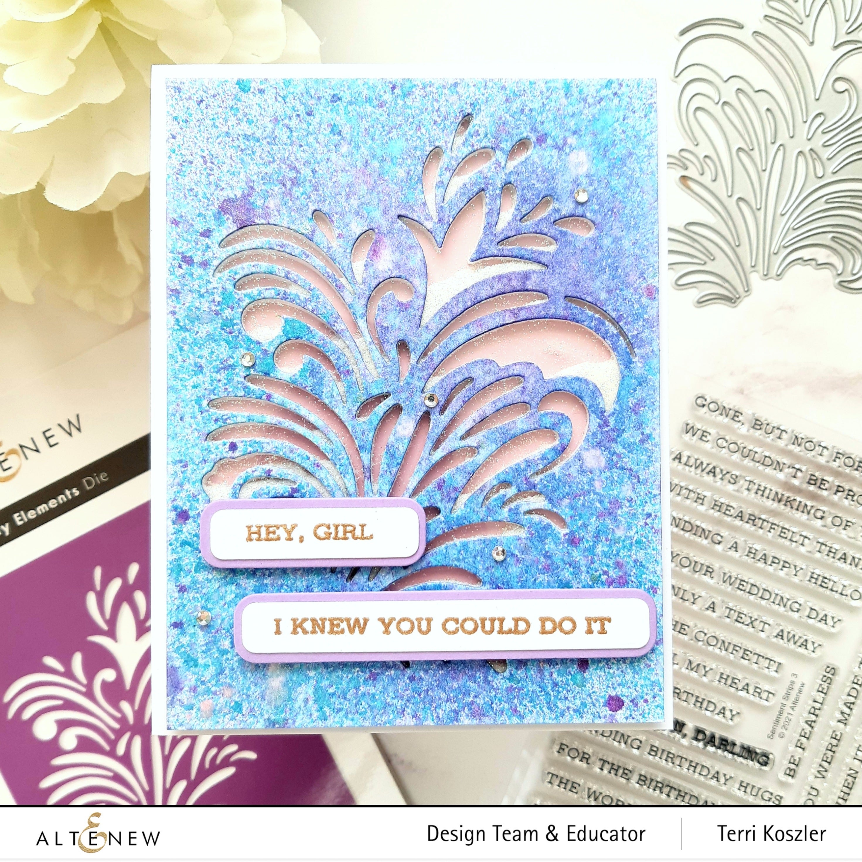 Swirly Elements - Craft Die