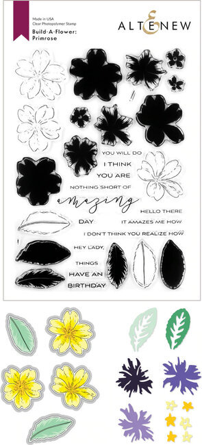 Build-A-Flower - Primrose & Add-On Layering - Craft Die Set