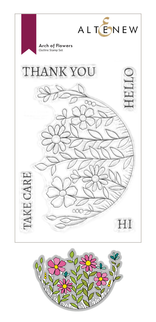 Arch of Flowers - Stamp And Die