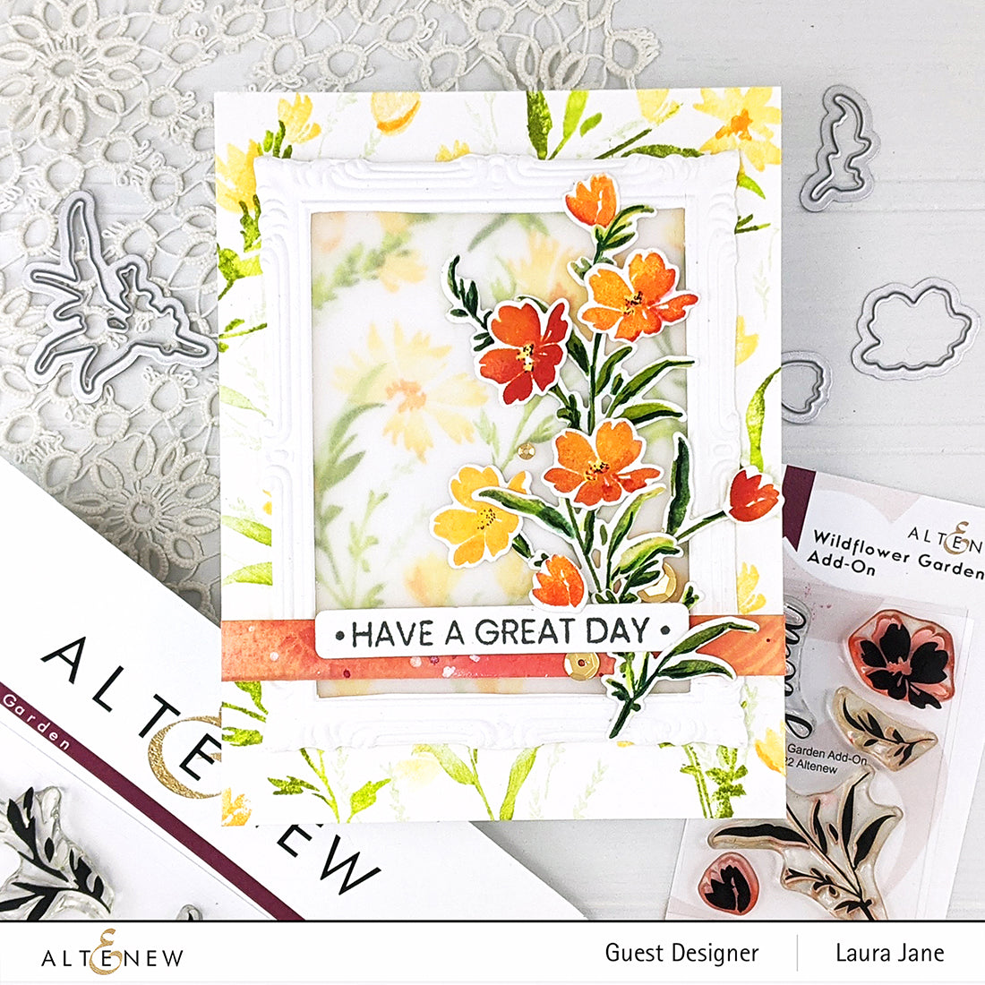 Wildflower Garden Add-On - Stamp And Die