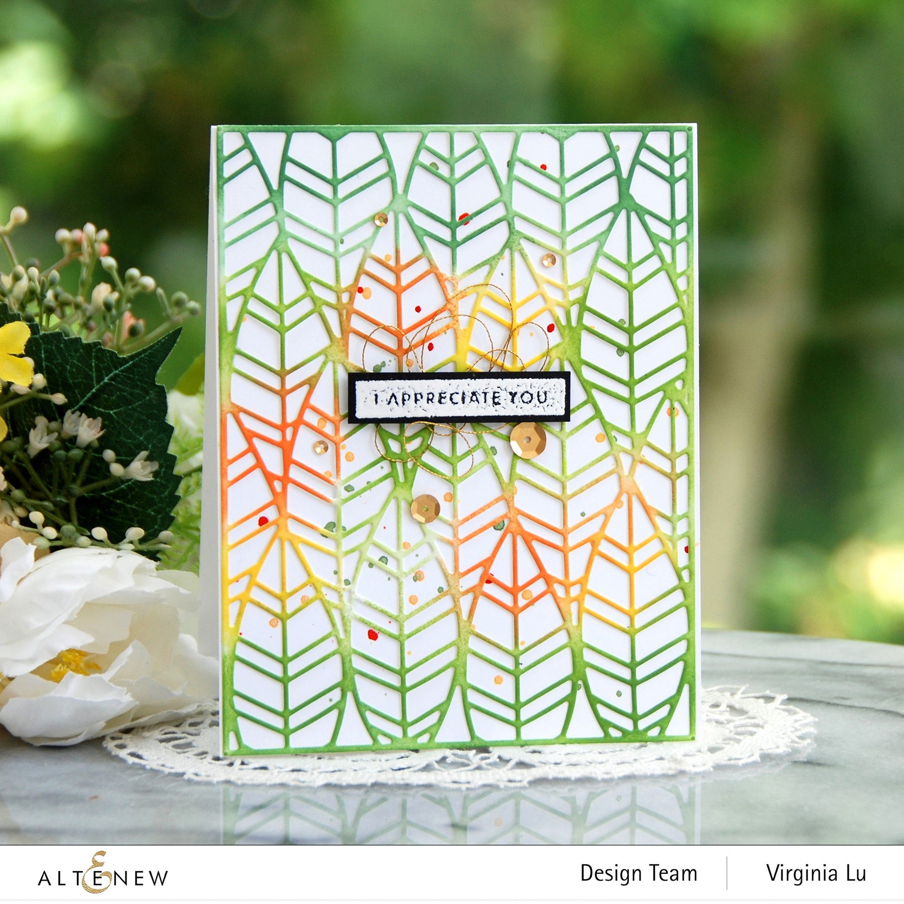 Curtain Leaves Cover - Craft Die