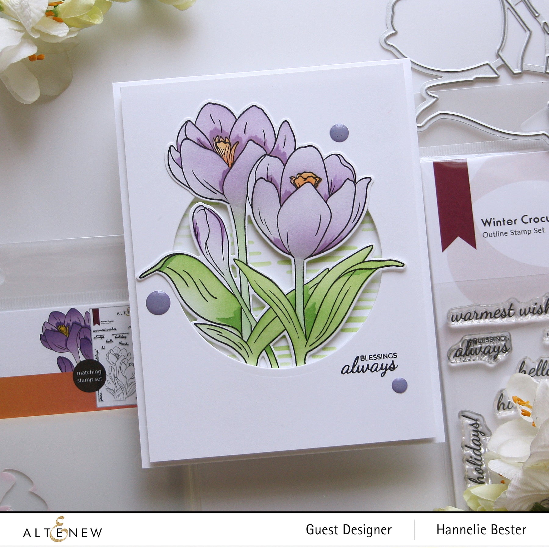 Winter Crocus - Stamp And Die