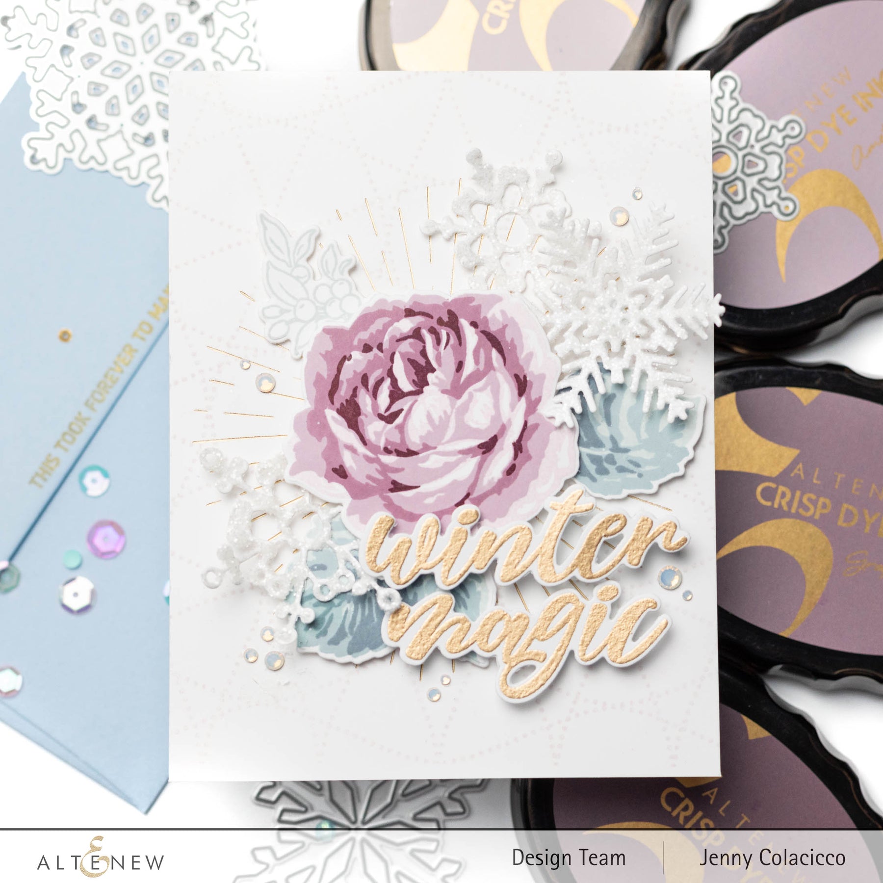 Winter Typography - Stamp And Die