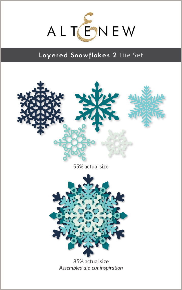 Layered Snowflakes 2 - Craft Die