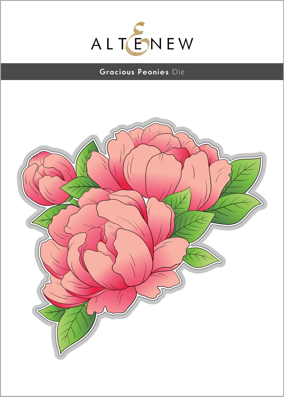 Gracious Peonies - Craft Die