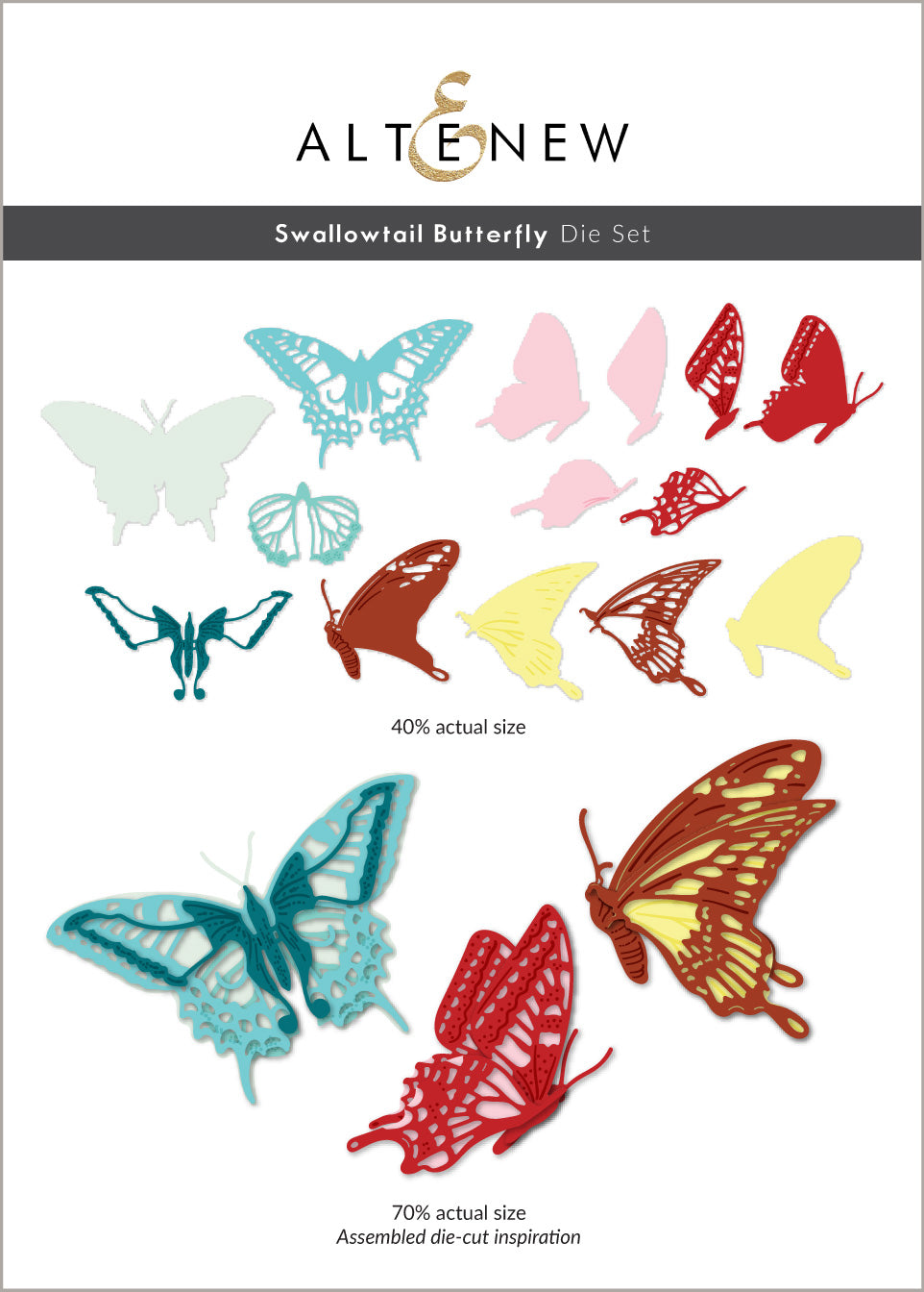 Swallowtail Butterfly - Craft Die