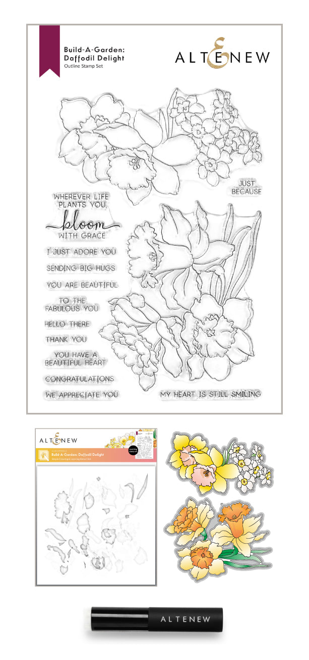 Build-A-Garden - Daffodil Delight - Stamp And Die