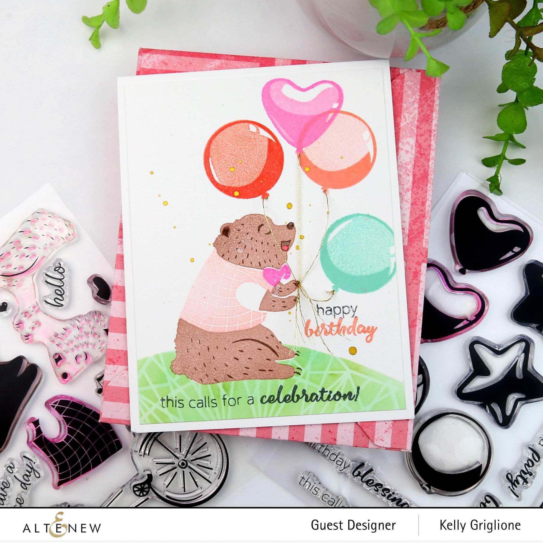 Alten Bear Riding By - Craft Die