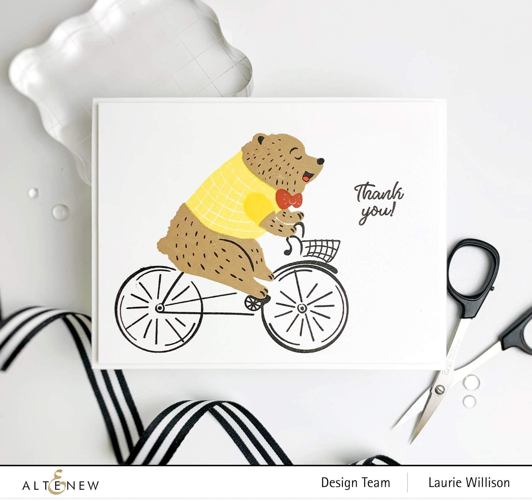 Alten Bear Riding By - Craft Die