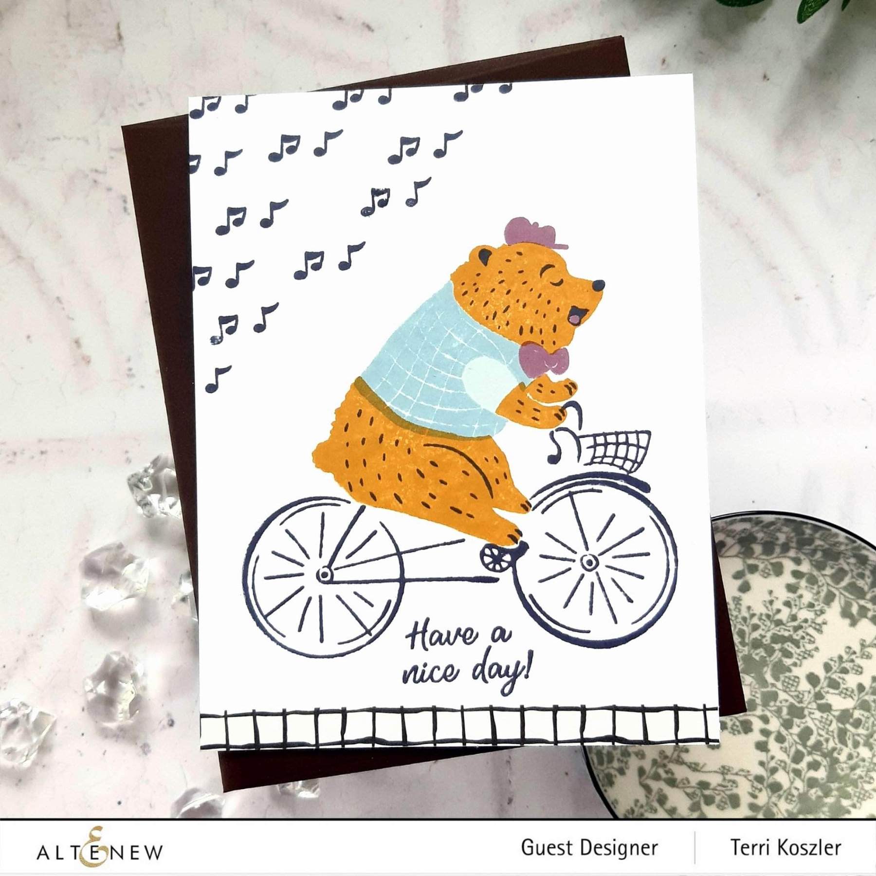 Alten Bear Riding By - Craft Die