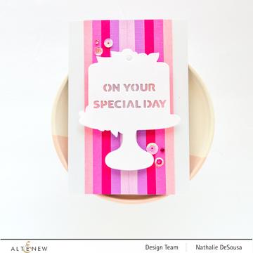 Layered Gift Tag - Cake - Craft Die