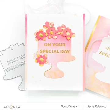 Layered Gift Tag - Cake - Craft Die