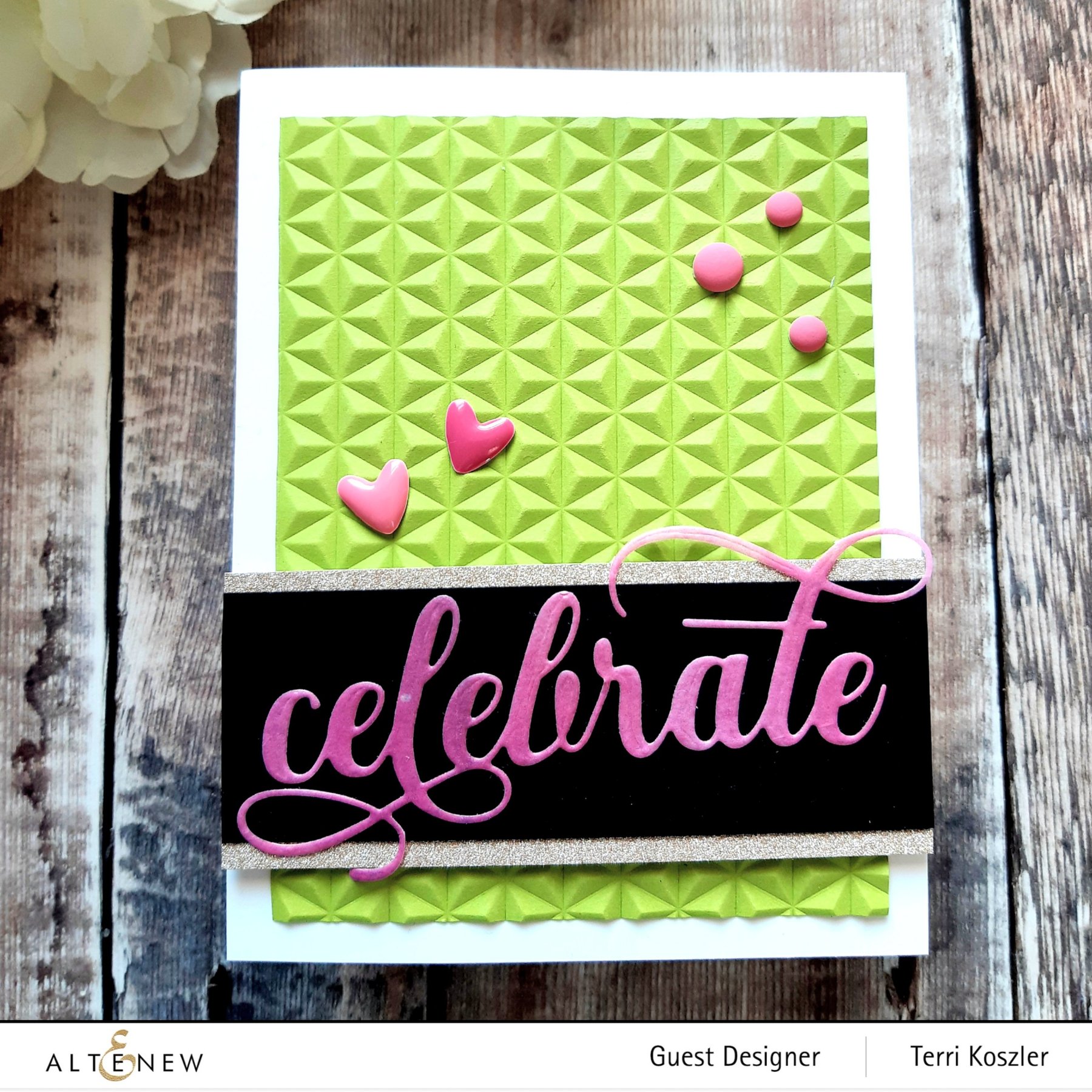 Diamond Stars - 3D Embossing Folder