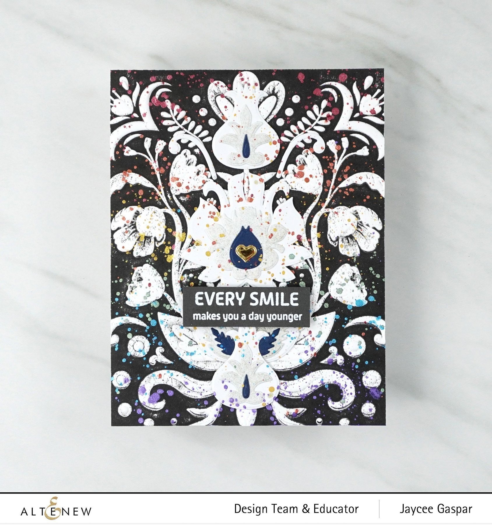Folk Art Motif - 3D Embossing Folder