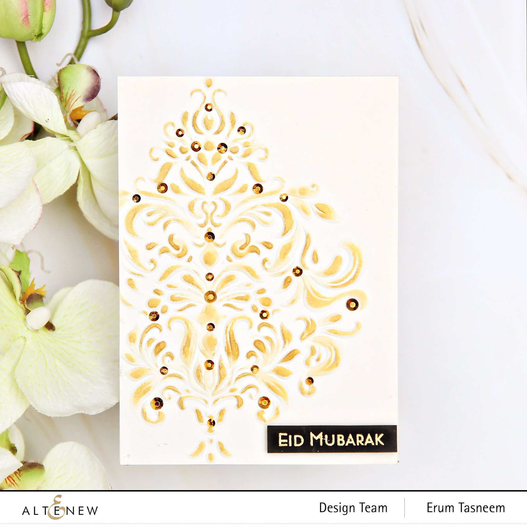Beautiful Baroque - 3D Embossing Folder, different perspective #1, zoomed in. Select this picture to zoom back out.