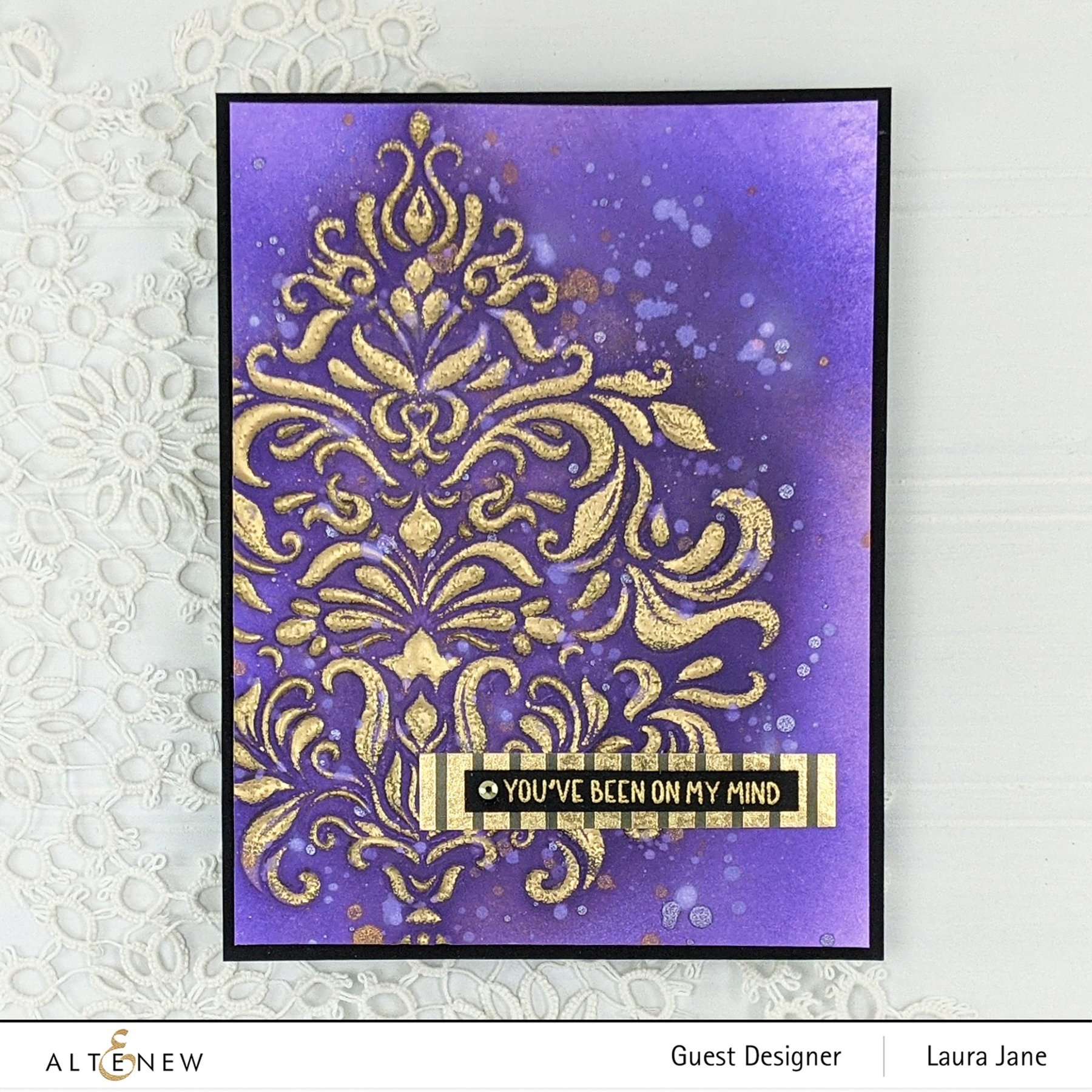 Beautiful Baroque - 3D Embossing Folder, different perspective #4, zoomed in. Select this picture to zoom back out.