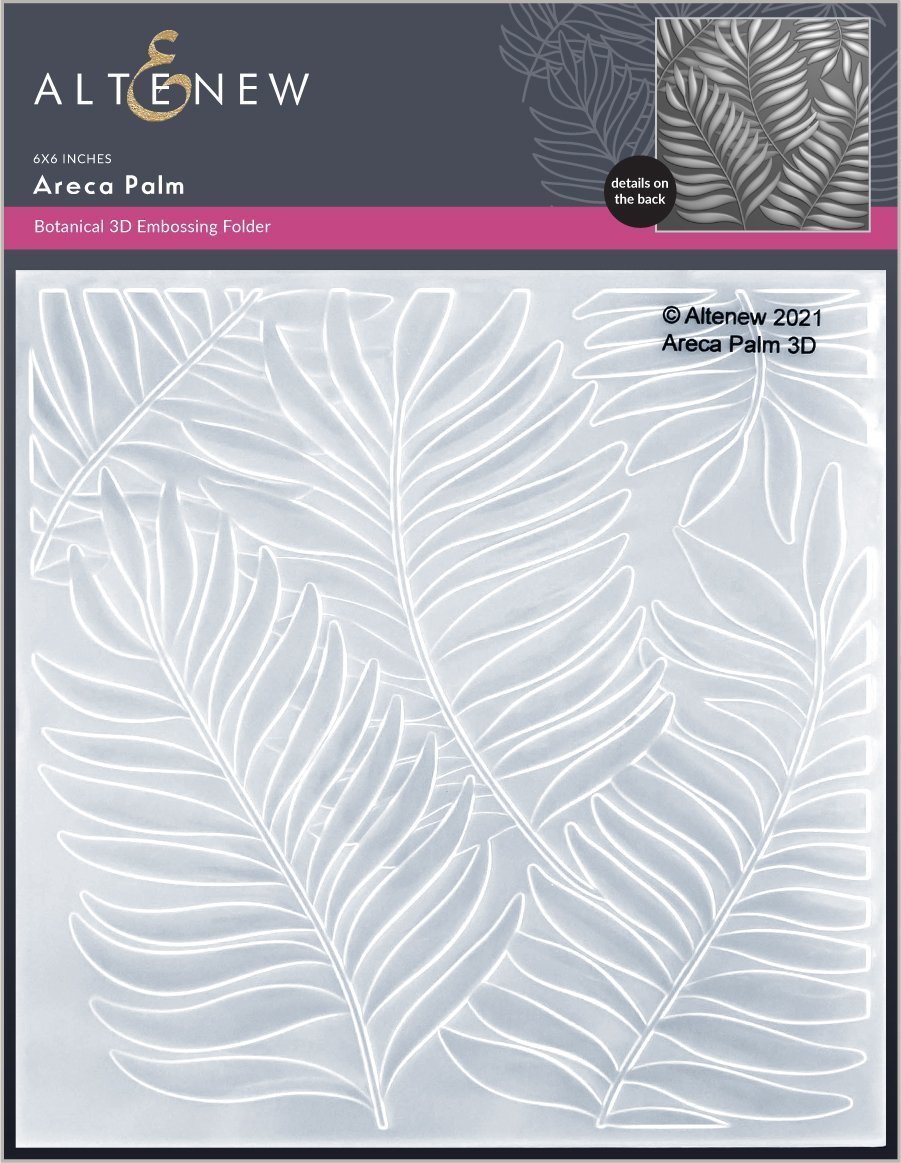 Areca Palm - 3D Embossing Folder