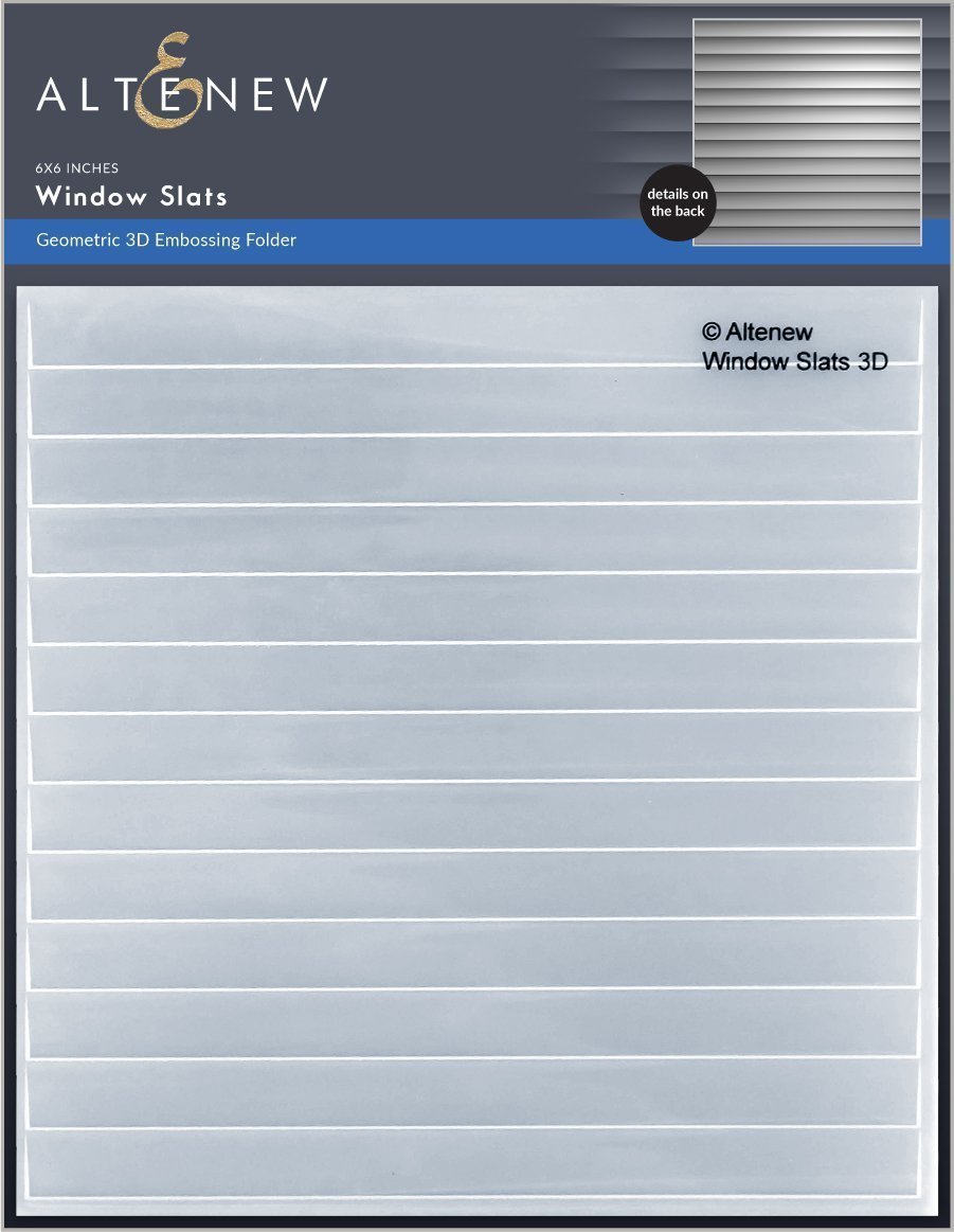 Window Slats - 3D Embossing Folder