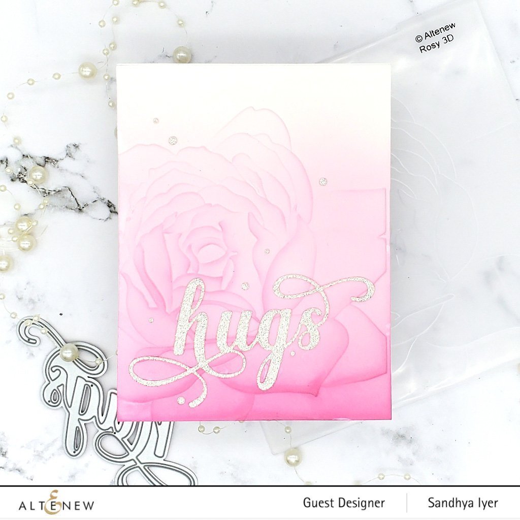 Rosy - 3D Embossing Folder