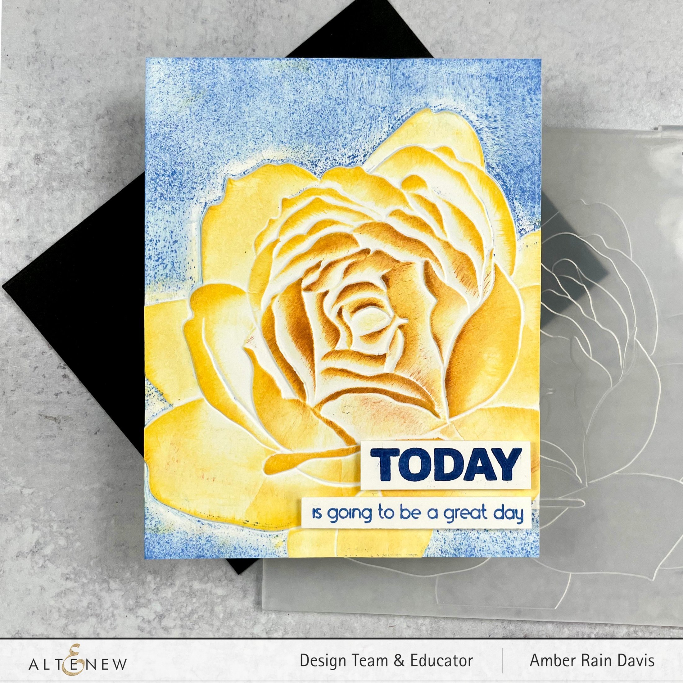 Rosy - 3D Embossing Folder
