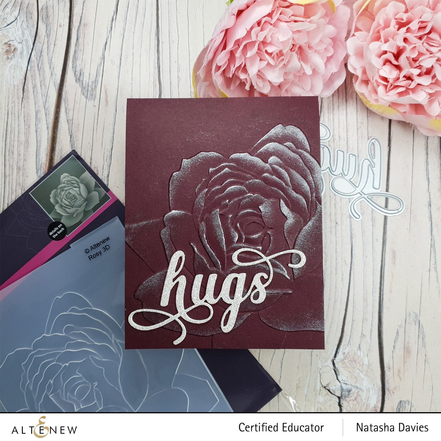 Rosy - 3D Embossing Folder
