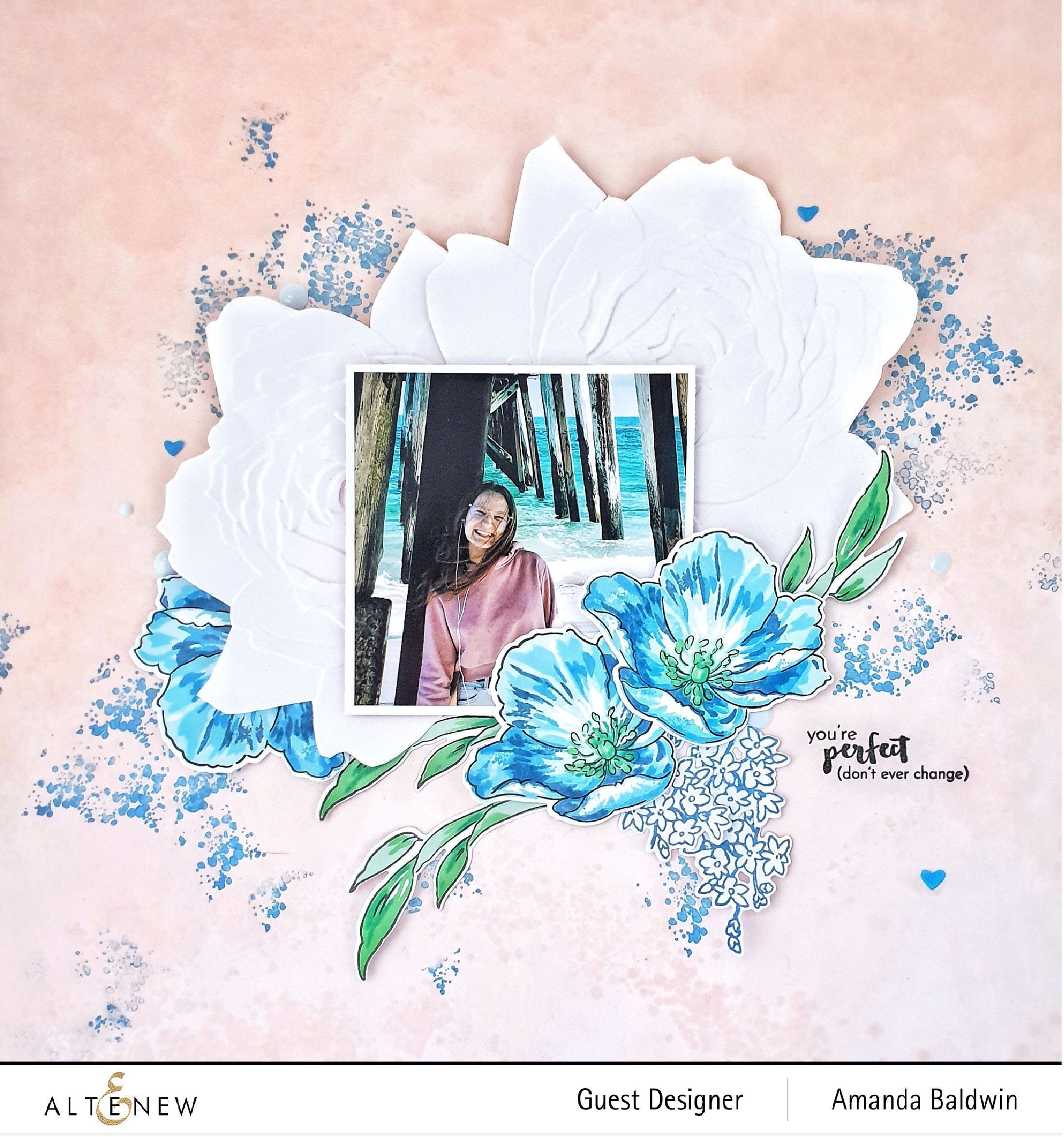 Rosy - 3D Embossing Folder