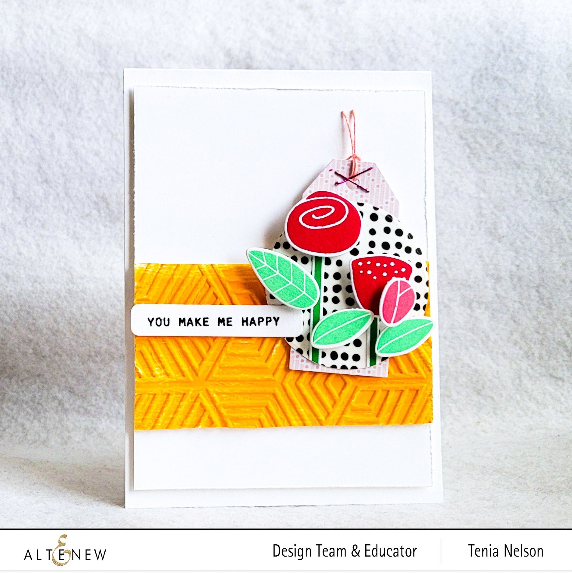 Geo Diamonds - 3D Embossing Folder