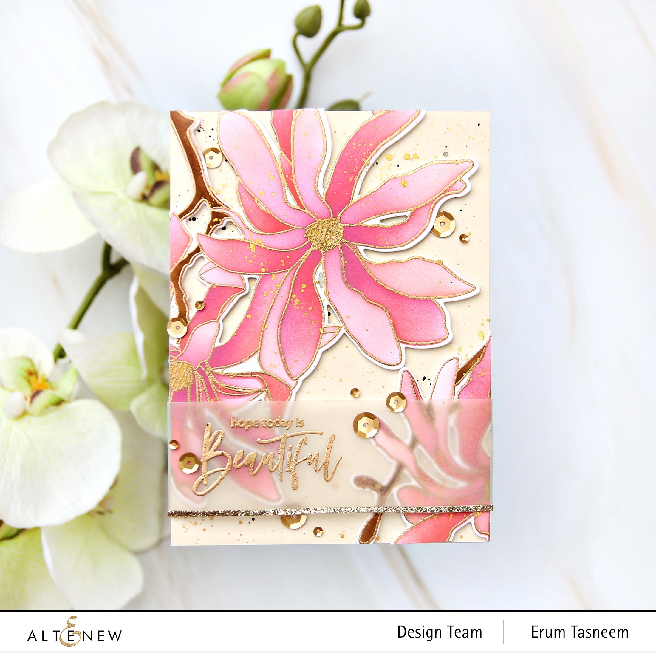 Magnolia Ballerina - 3D Embossing Folder