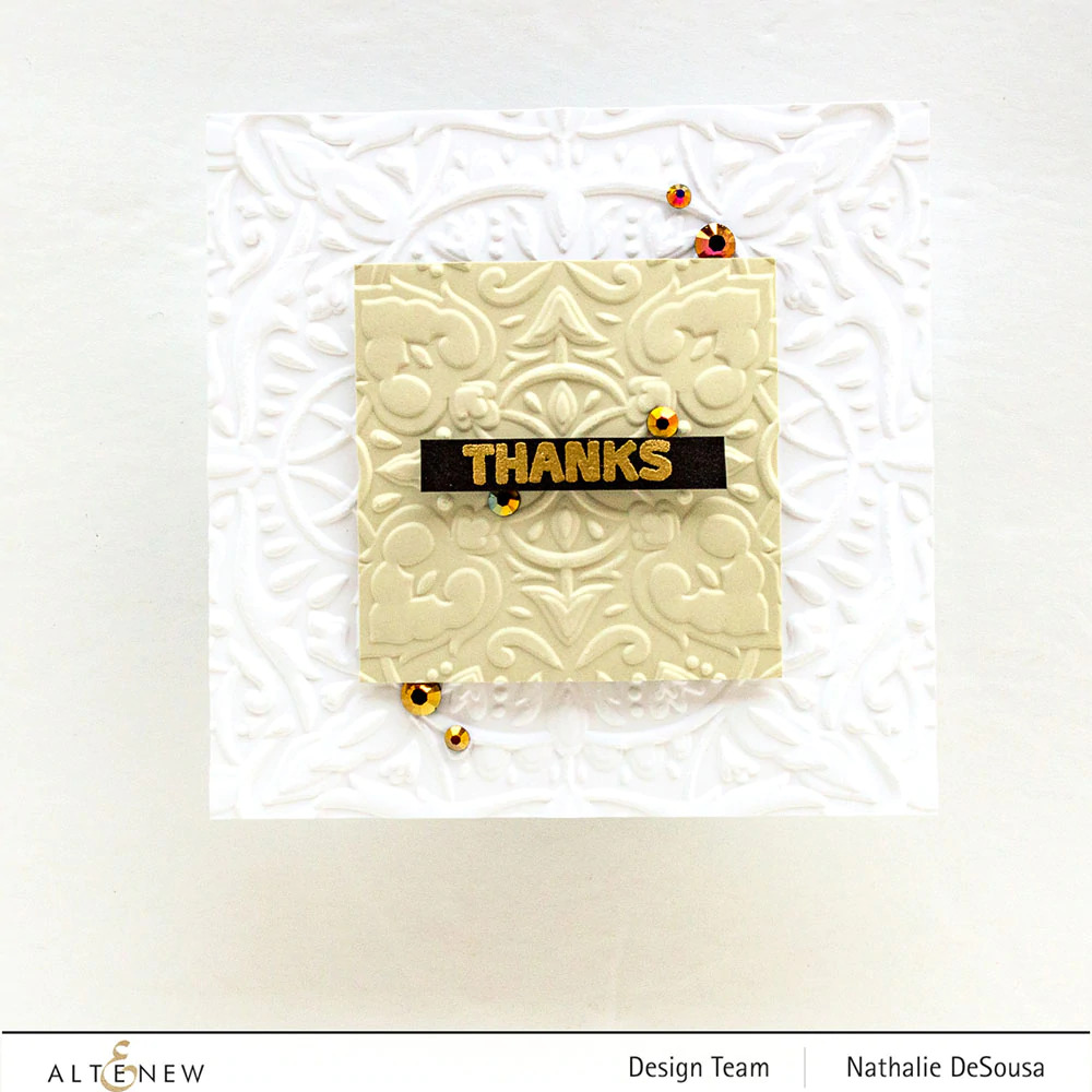 Motif Tile - 3D Embossing Folder