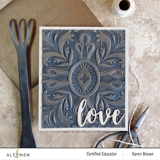 Fantasy Emblem - 3D Embossing Folder