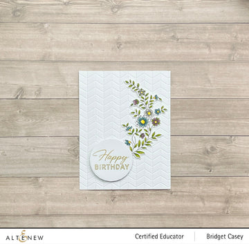Tiled Chevron - 3D Embossing Folder