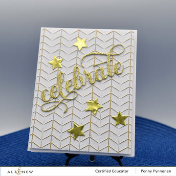 Tiled Chevron - 3D Embossing Folder