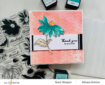 Tiled Chevron - 3D Embossing Folder