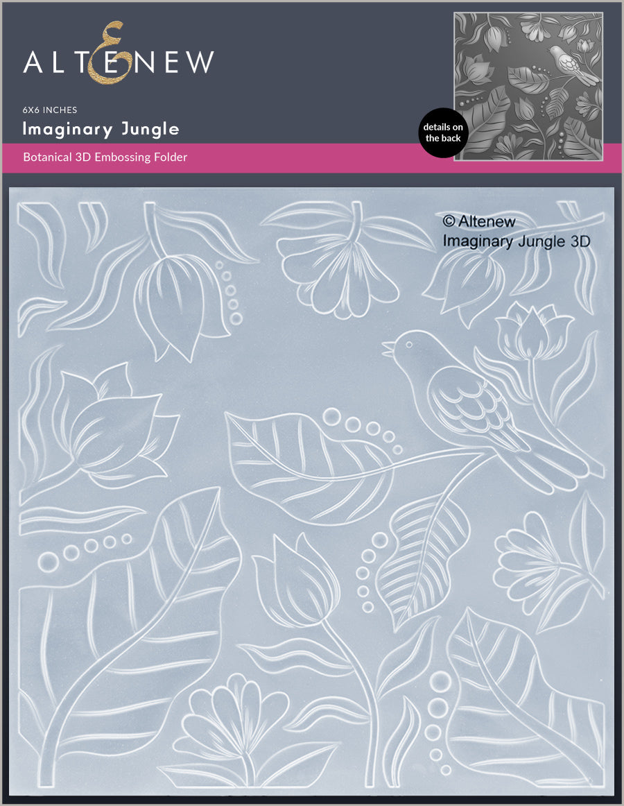 Imaginary Jungle - 3D Embossing Folder