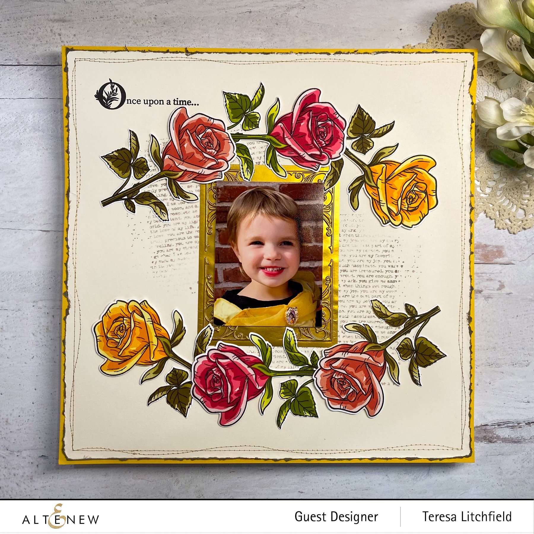 Fairy Tale Rose - Clear Stamp