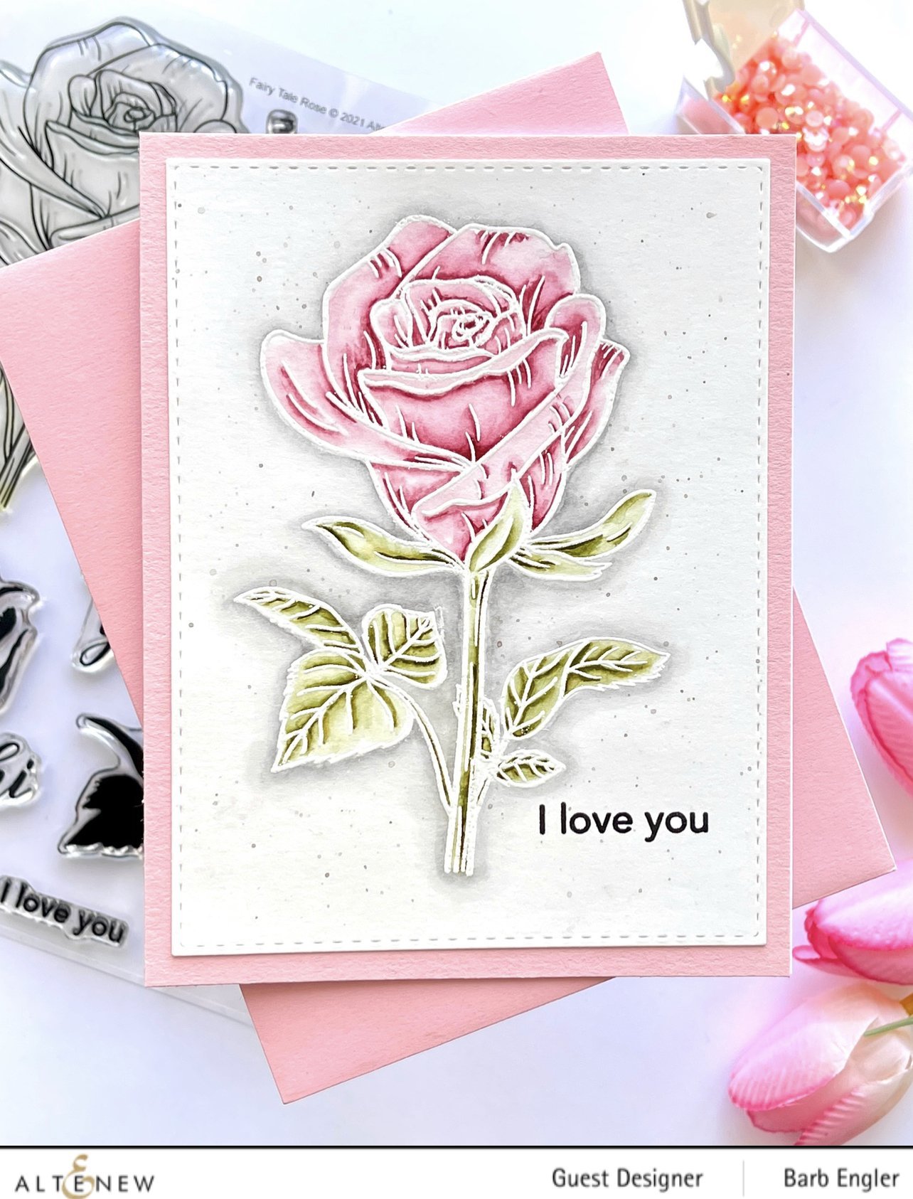 Fairy Tale Rose - Clear Stamp