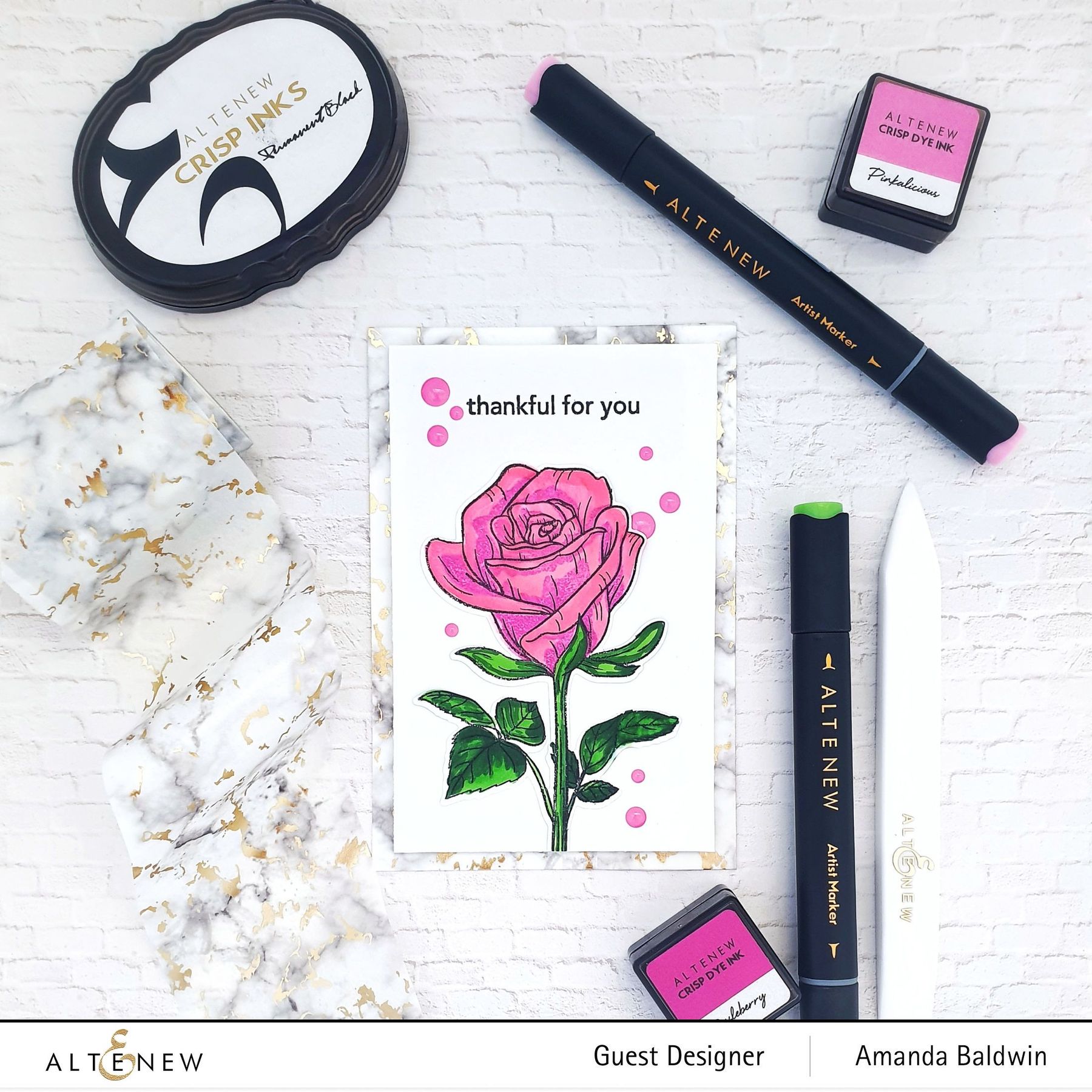 Fairy Tale Rose - Clear Stamp