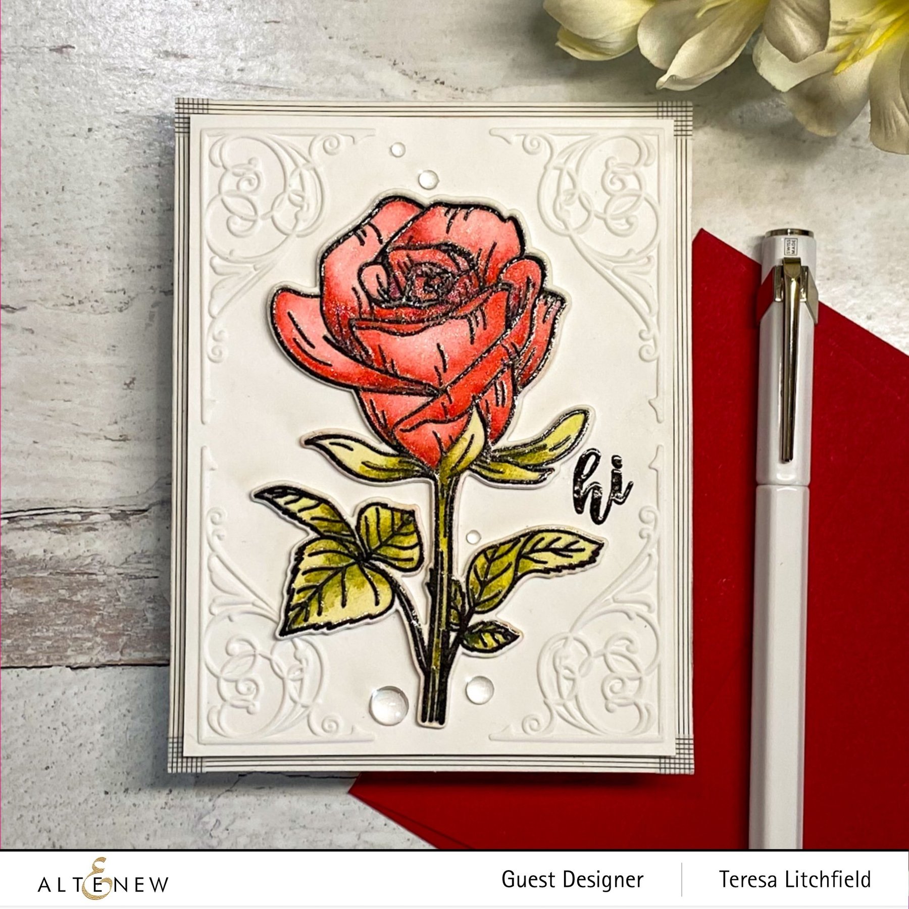 Fairy Tale Rose - Clear Stamp