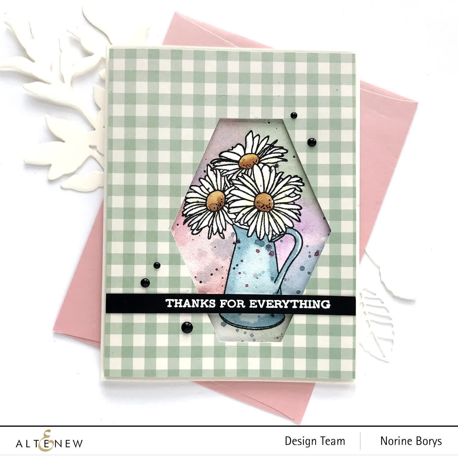 Paint-A-Flower - Chamomile Outline - Clear Stamp