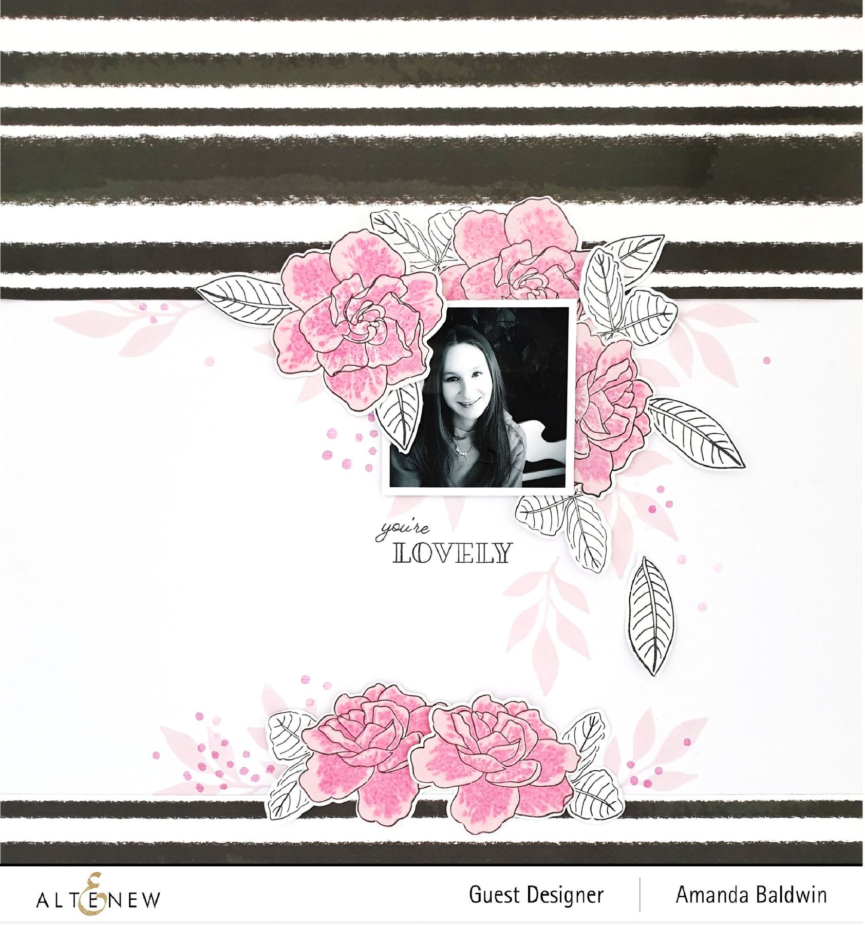 Gardenia Duo - Clear Stamp Set