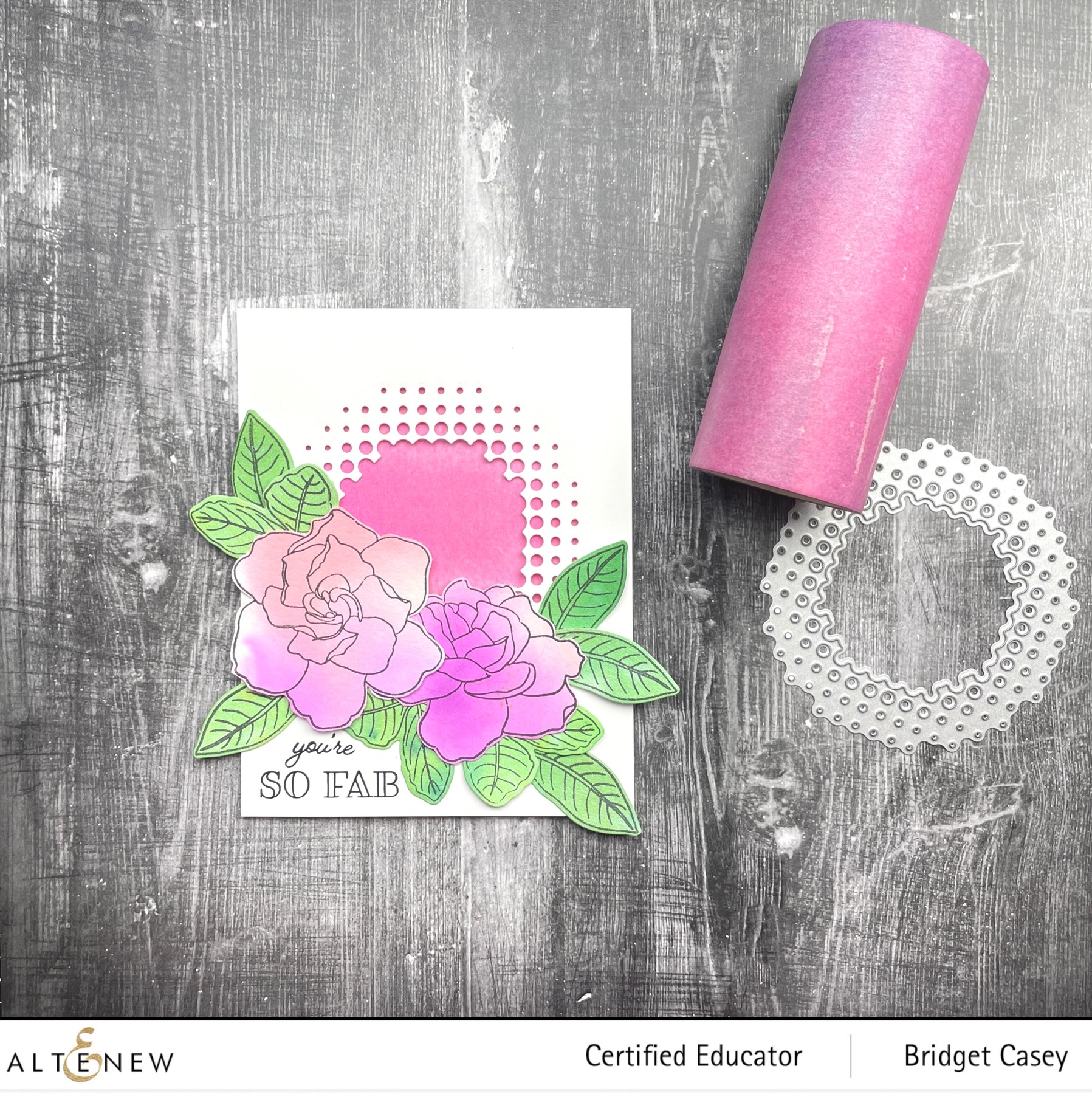 Gardenia Duo - Clear Stamp Set