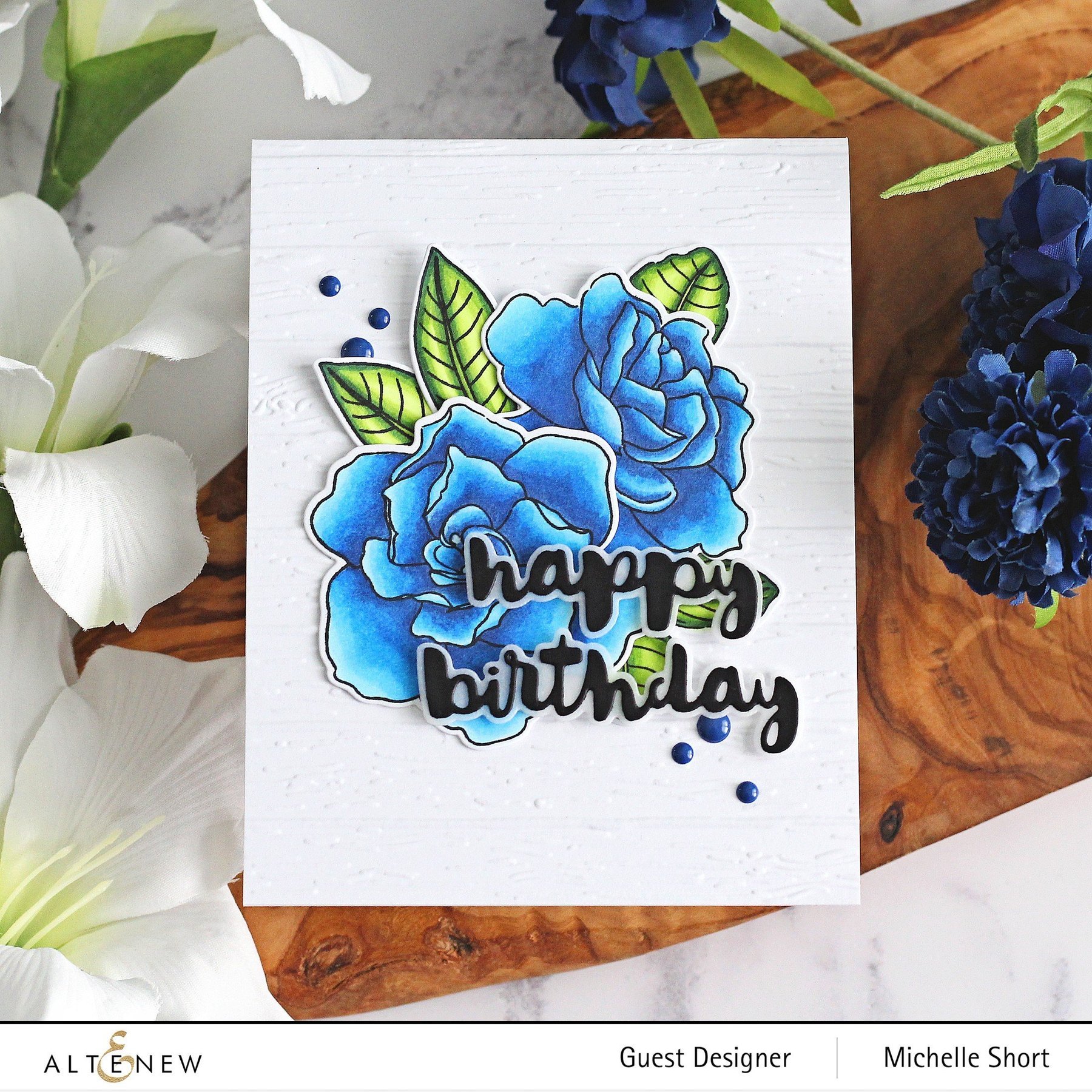 Gardenia Duo - Clear Stamp Set